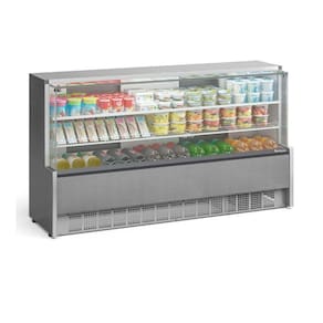 Vitrine Refrigerada Gelopar Universal 205 cm Inox 127V GPSA-205R