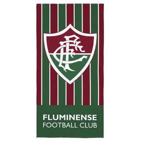 Toalha Banho Lepper Aveludada Transfer Fluminense 70 cm x 1,40 m