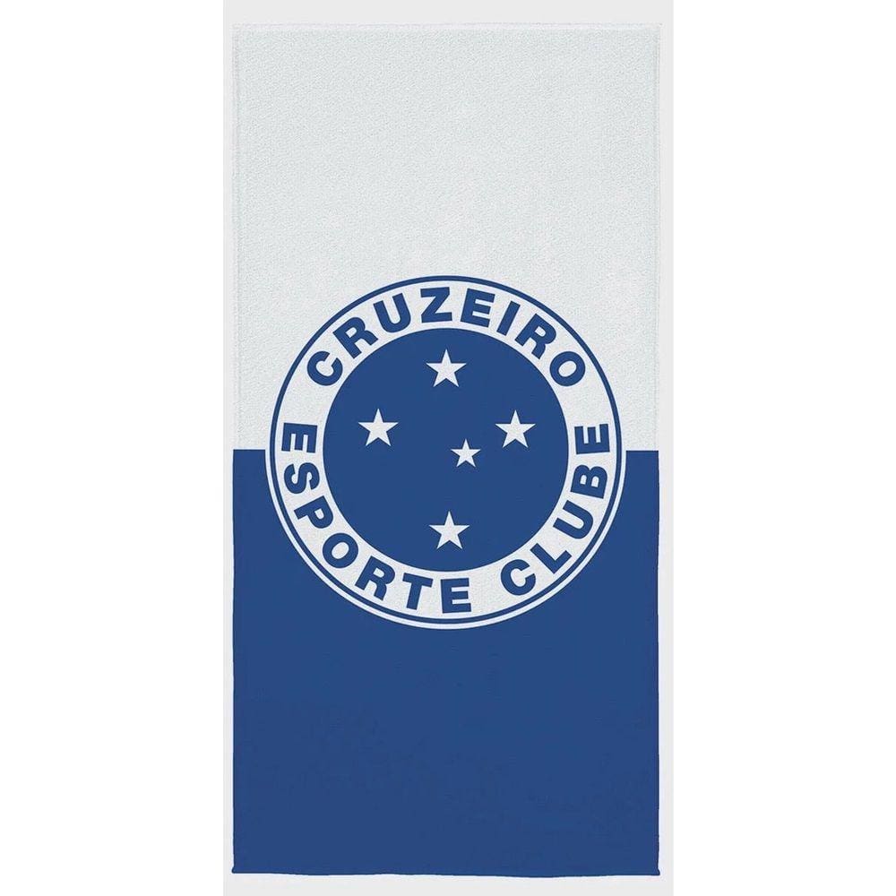 Toalha Banho Lepper Aveludada Transfer Cruzeiro 70 cm x 1,40 m