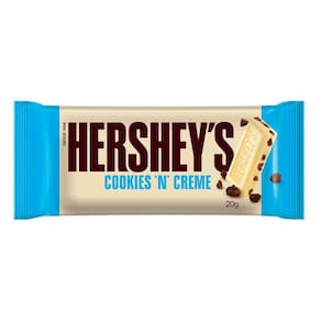 Chocolate Hersheys Cookies N Creme, Barra 20g