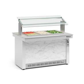 Buffet Refrigerado Gelopar 3 Cubas Branco 50-60Hz 220V GBRF-140