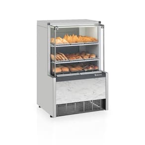 Vitrine Estufa Gelopar com Bandeja 75 cm Branco 127V MEQA-075R