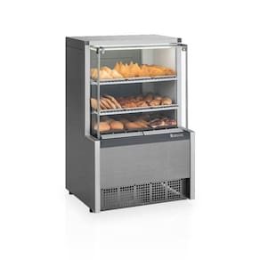 Vitrine Estufa Gelopar com Bandeja 75 cm Inox 127V MEQA-075R