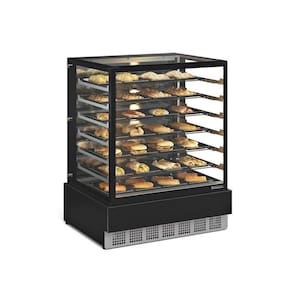 Vitrine Estufa para Salgados 100 cm Preto 127V Gelopar MGEE-100