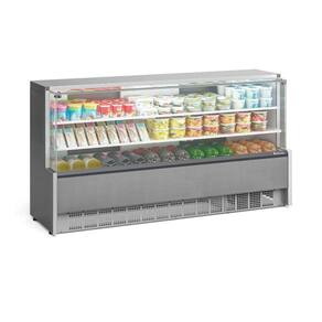 Vitrine Refrigerada Gelopar Universal 2,05 m Inox 127V GPDA-205R TI
