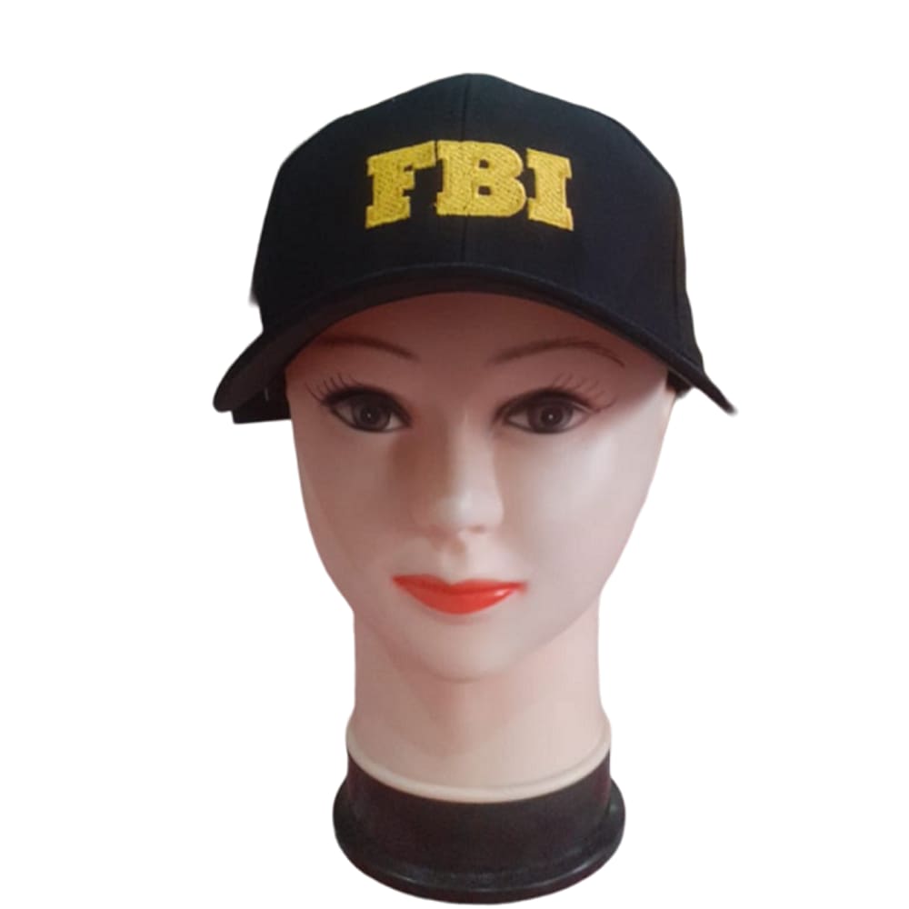 Boné F.B.I Bordado Cosplay Festas Eventos