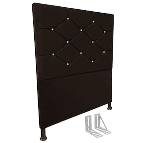 Cabeceira de Cama Box 130cm + Frame Solteiro Estofada Knw Mr