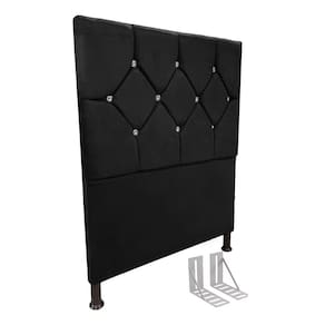 Cabeceira de Cama Box Solteiro + Frame 80cm Estofada Maju Pt