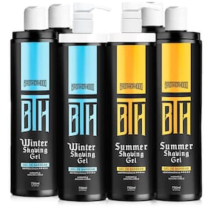 Kit 03 Shaving Gel Winter + 03 Summer Gel Shaving Bth 750Ml