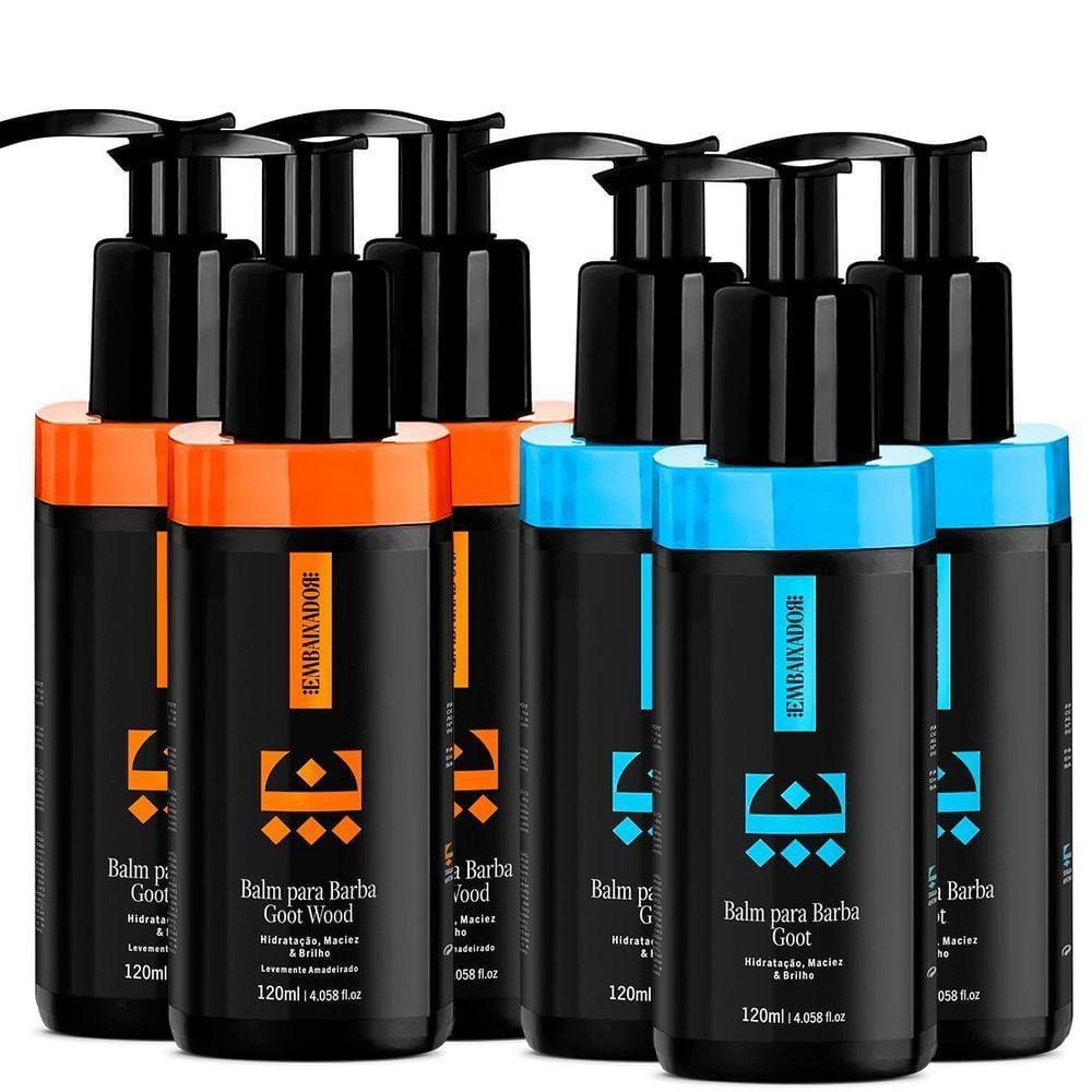 Kit 03 Balm Goot + 03 Balm Goot Wood Embaixador 120Ml