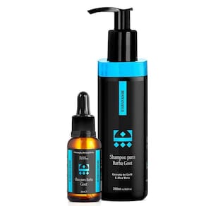 Kit Óleo Para Barba Goot + Shampoo Barba Goot Embaixador 200Ml