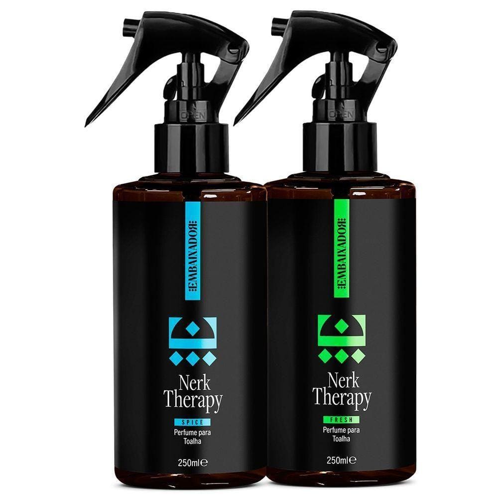 Kit Perfume Para Toalha Embaixador Nerk Therapy Spíce + Fresh 250Ml