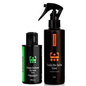 Kit Goot Esfoliante Pré-Barba + Loção Pós Barba Embaixador 200G