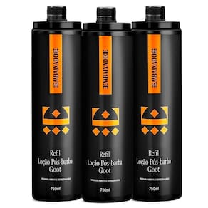 Kit 03 Loção Pós Barba Goot Embaixador 750Ml