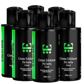 Kit 06 Creme Esfoliante Pré-Barba Goot Embaixador 100G
