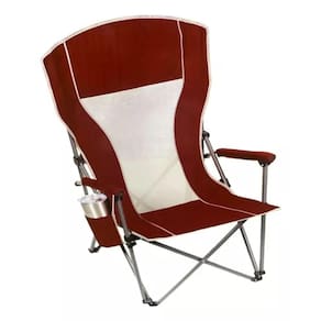 Cadeira Camping Dobravel Aço Até 147kg Porta Copos E Bolsa