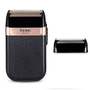 Kemei Shaver 2024 Elétrico Recarregável