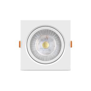 Spot de Led Embutir Elgin Ecospot MR11 Quadrado 3W Bivolt 3000K Luz Quente