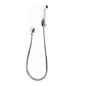 Ducha Higiênica Cromada Modelo Quadrado 1/4 De Volta