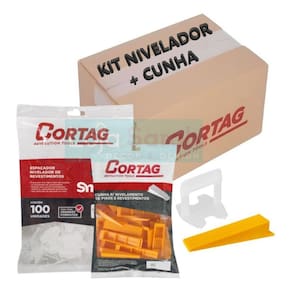 Kit Espacador Nivelador Smart C/ 500 Pcs C/ 50 Pcs De Cunha