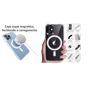 Capa Capinha MagSafe Magnetica Antishock P/ Iiphone 14 Plus