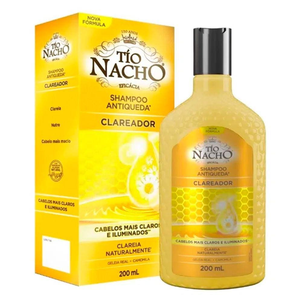 Shampoo clareador tio nacho antes e depois | Casas Bahia