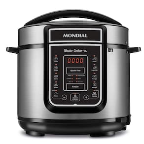 Panela De Pressão Elétrica Mondial Pe-38 127v-preto/inox