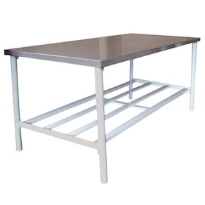 Bancada De Apoio Tampo Inox 1,90m X 0,90m Ba 1900/900 - Metalcubas