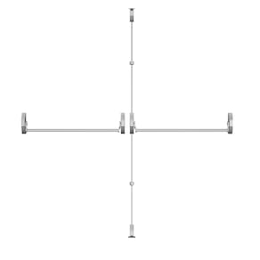 Kit 02 Barra Antipânico de Segurança Para Porta De Emergência 02 Folhas