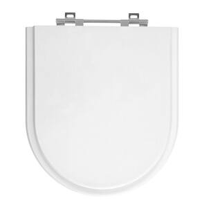 Tampa de Vaso Smart Branco Tampa para Vaso Celite Madeira Laqueada