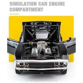 Carrinho Miniatura Velozes Furiosos Dodge Challenger Es 1:32