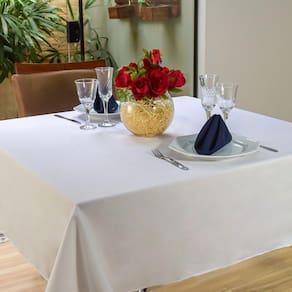 Toalha de Mesa 12 Lugares Festa e Sala de Jantar Oxford Lisa 3,50m x 1,40m