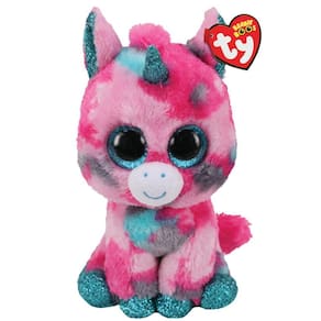 Pelúcia Unicórnio Gumball Beanie Boos TY Colecionável 16cm
