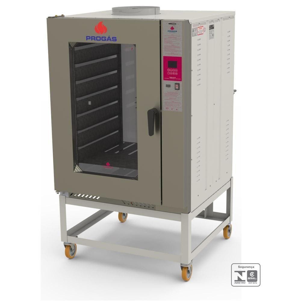 Forno Turbo á Gás Capacidade 8 Esteiras 58 X 70 Prp-8000 G2 Bivolt Progás Bivolt