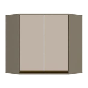 Armário Aéreo Canto Oblíquo 83cm Connect - Móveis Henn