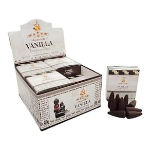 Incenso Cascata Goloka Vanilla Baunilha 120 Unidades