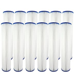 Refil Filtro Plissado Lavável 20 Polegadas X 2 1/2, 24 Peças