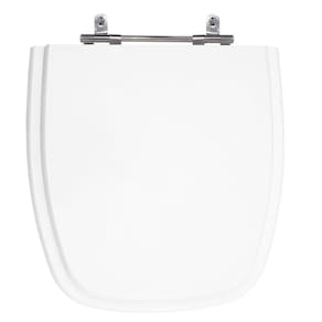 Assento Sanitário Versato/Fit Branco Tampa para Vaso Celite em Madeira Laqueada - SB