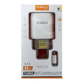 Kit Carregador Turbo V8 9.1A 40W