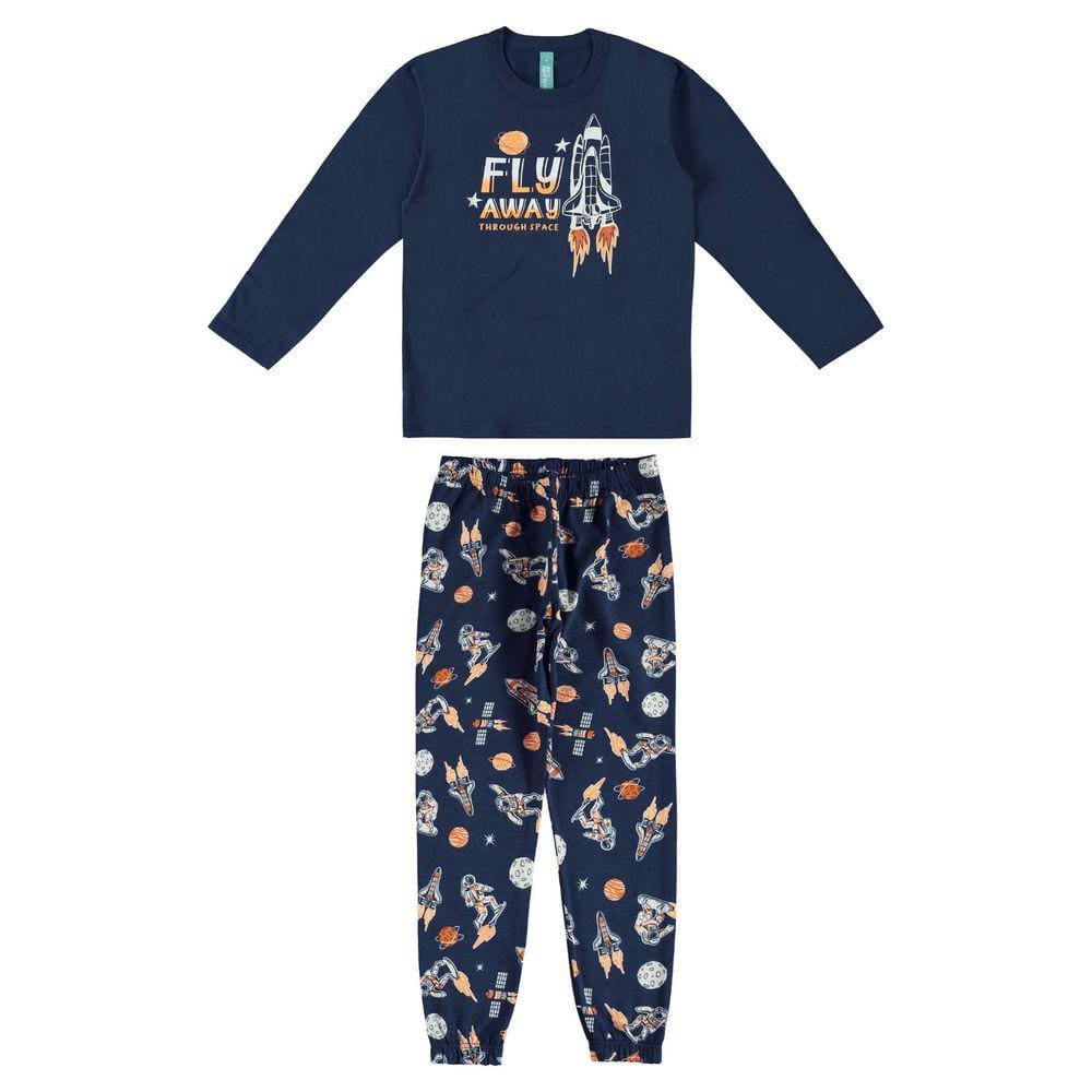 Pijama Infantil Menino em Algodão Malwee Kids 105314