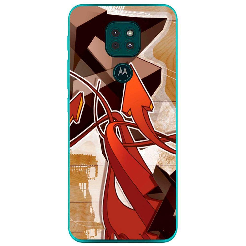 Capa Adesivo Skin071 Verso Para Motorola Moto G9 2020