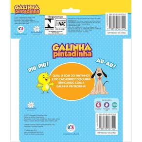 Livro de Banho O Som dos Animais - Galinha Pintadinha