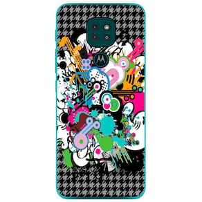 Capa Adesivo Skin022 Verso Para Motorola Moto G9 2020