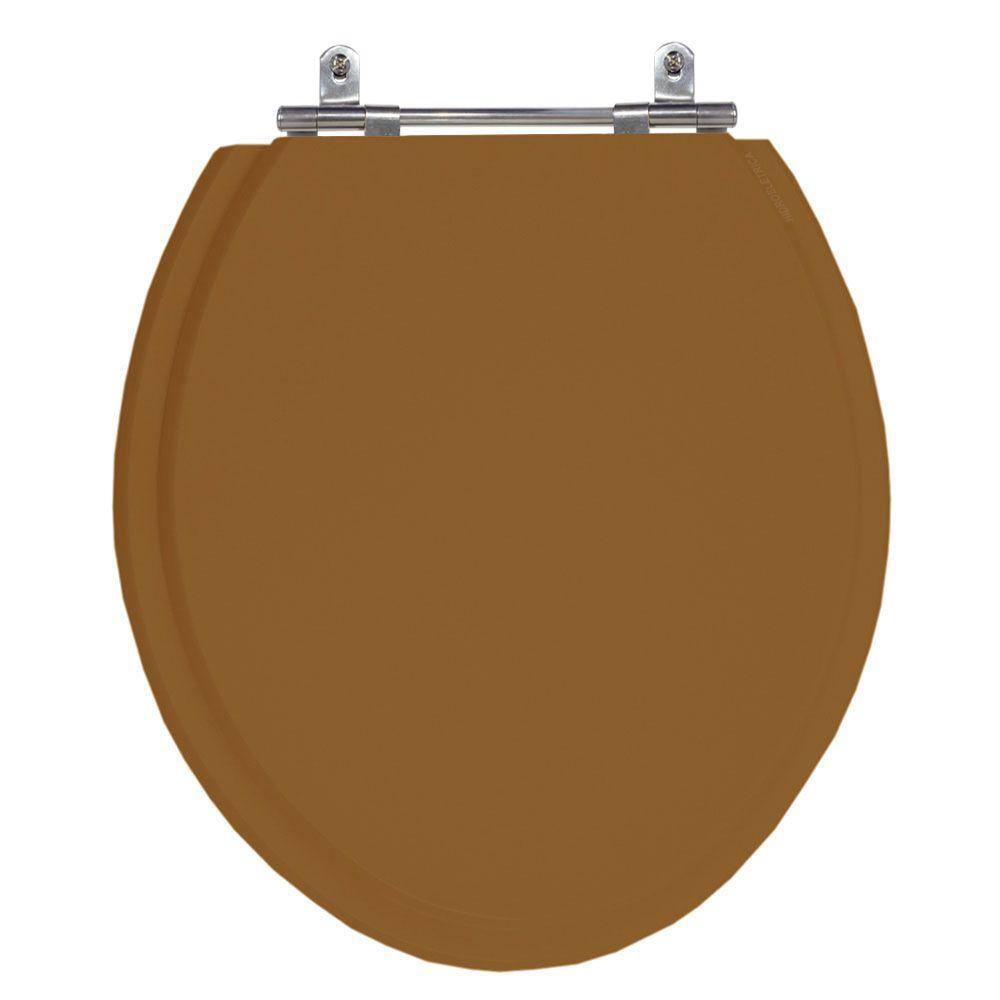 Assento Sanitário Convencional Oval Caramelo Tampa Vaso Deca-Incepa-Celite-Rocca - SB