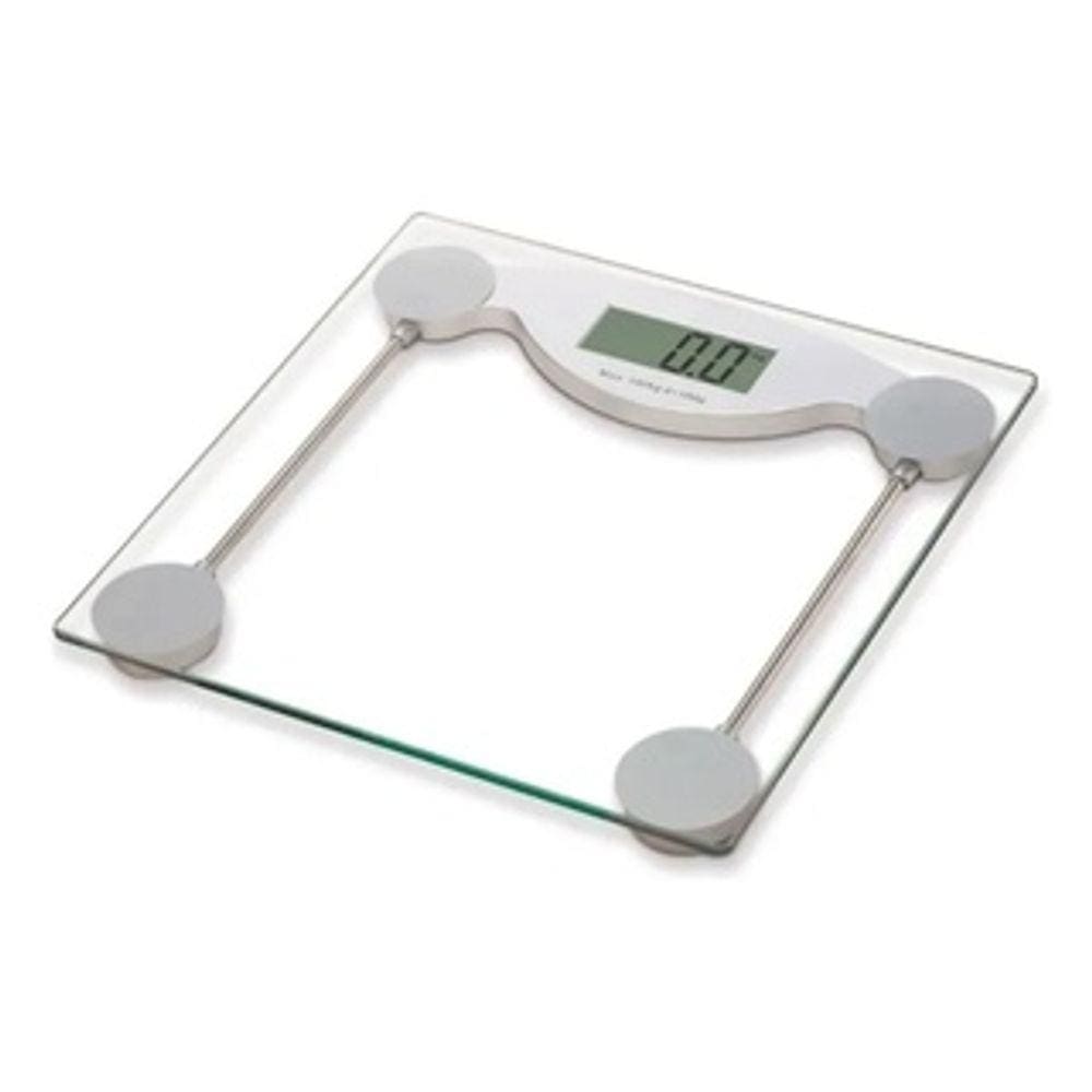 Balança Corporal Digital Vidro Quadrada - Suporta Até 180kg