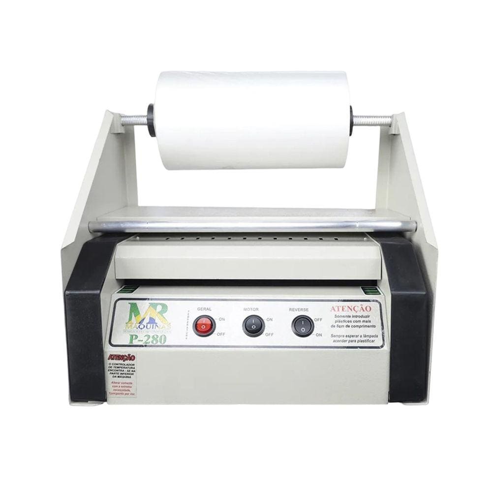 Plastificadora P280 Com Suporte Bobina Brilho Bopp 24cm 220V