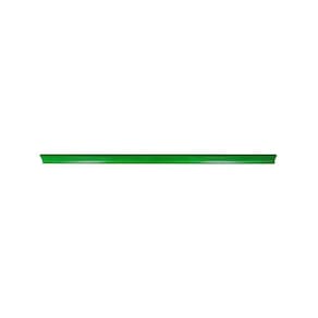 Kit - 10 Porta Etiqueta Simples 90 Cm Verde Com Acrílico New Plus/plus - Sa Gôndolas