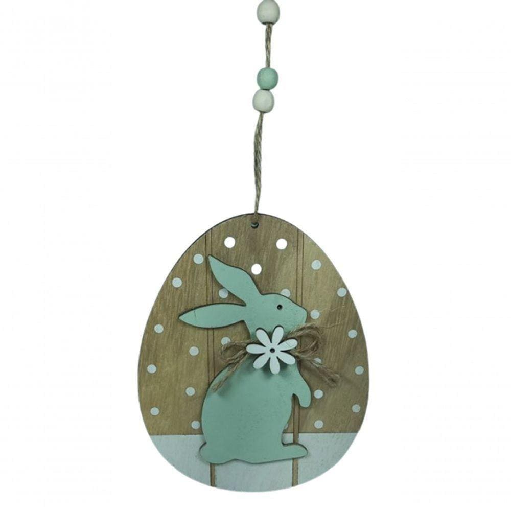 Pendente Ovo Com Coelho 17cm