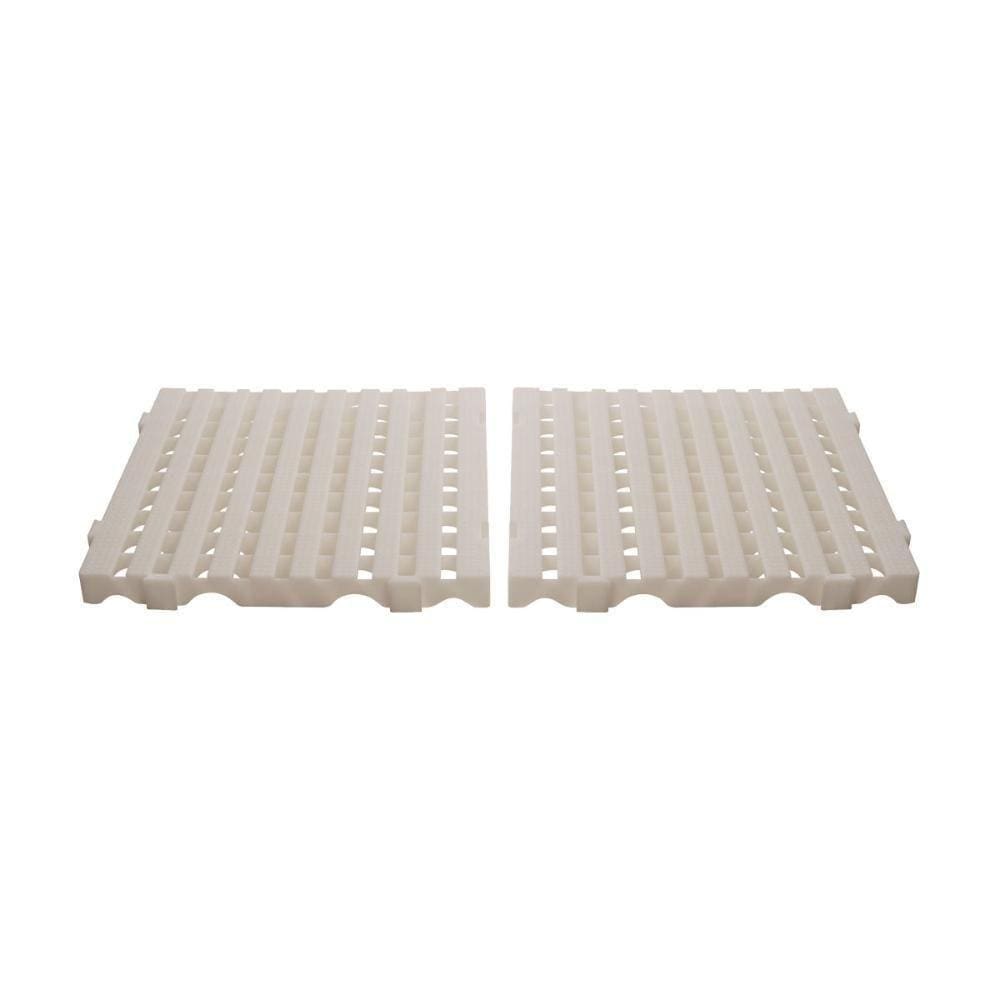 Kit - Estrado Plástico (2 Un) 4,5x50x50 Natural - Della Plast
