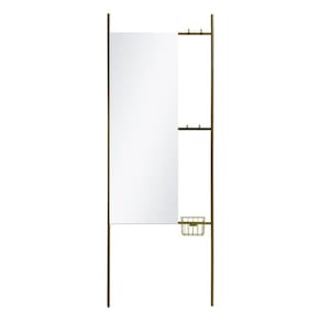 Espelho Decorativo Chão Hanger Dourado 180X63Cm Retangular